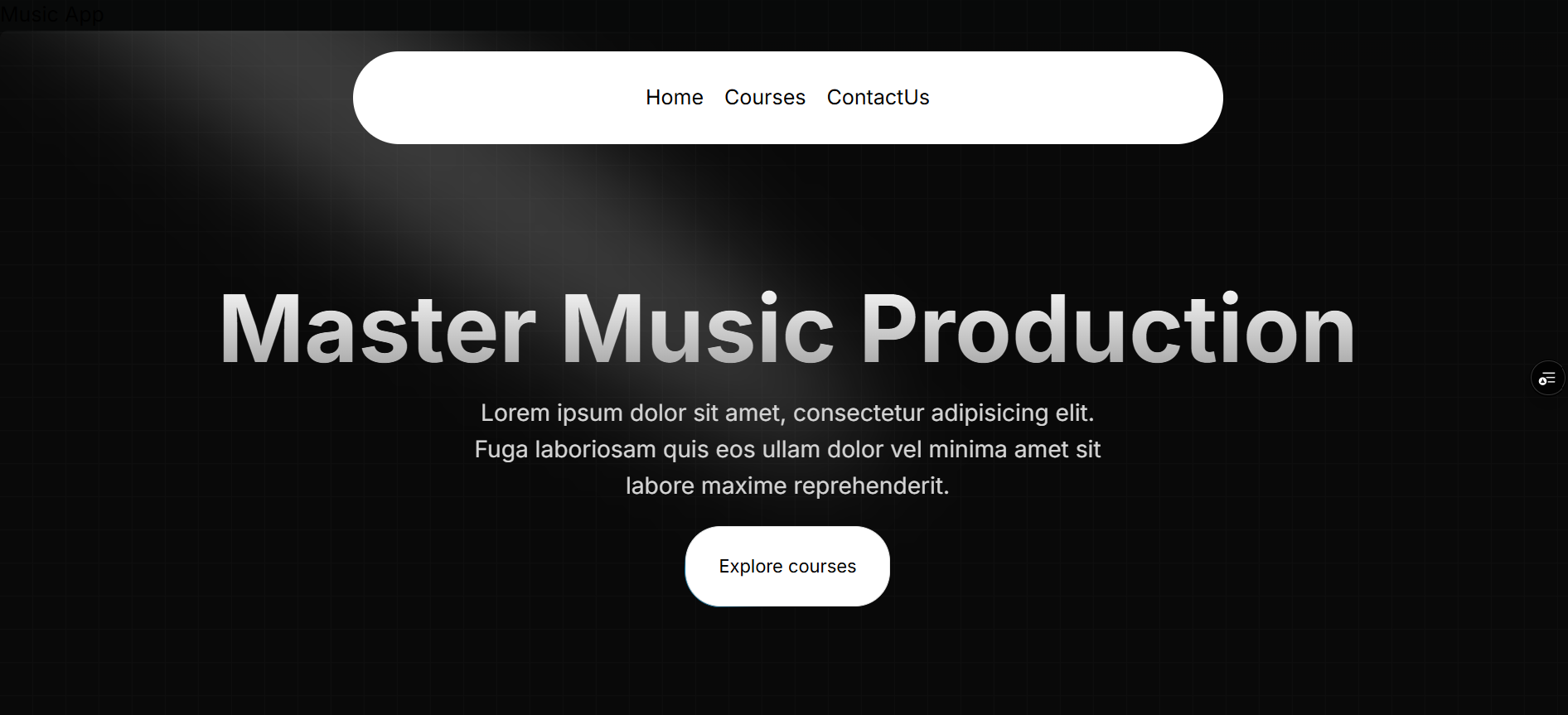 Music Production Course Website