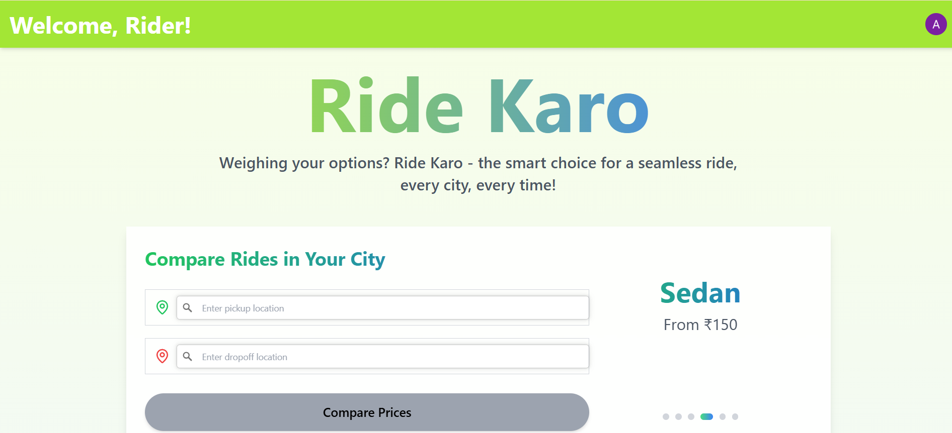 RideKaro- A wrapper on top of Ola/Uber/Rapido API